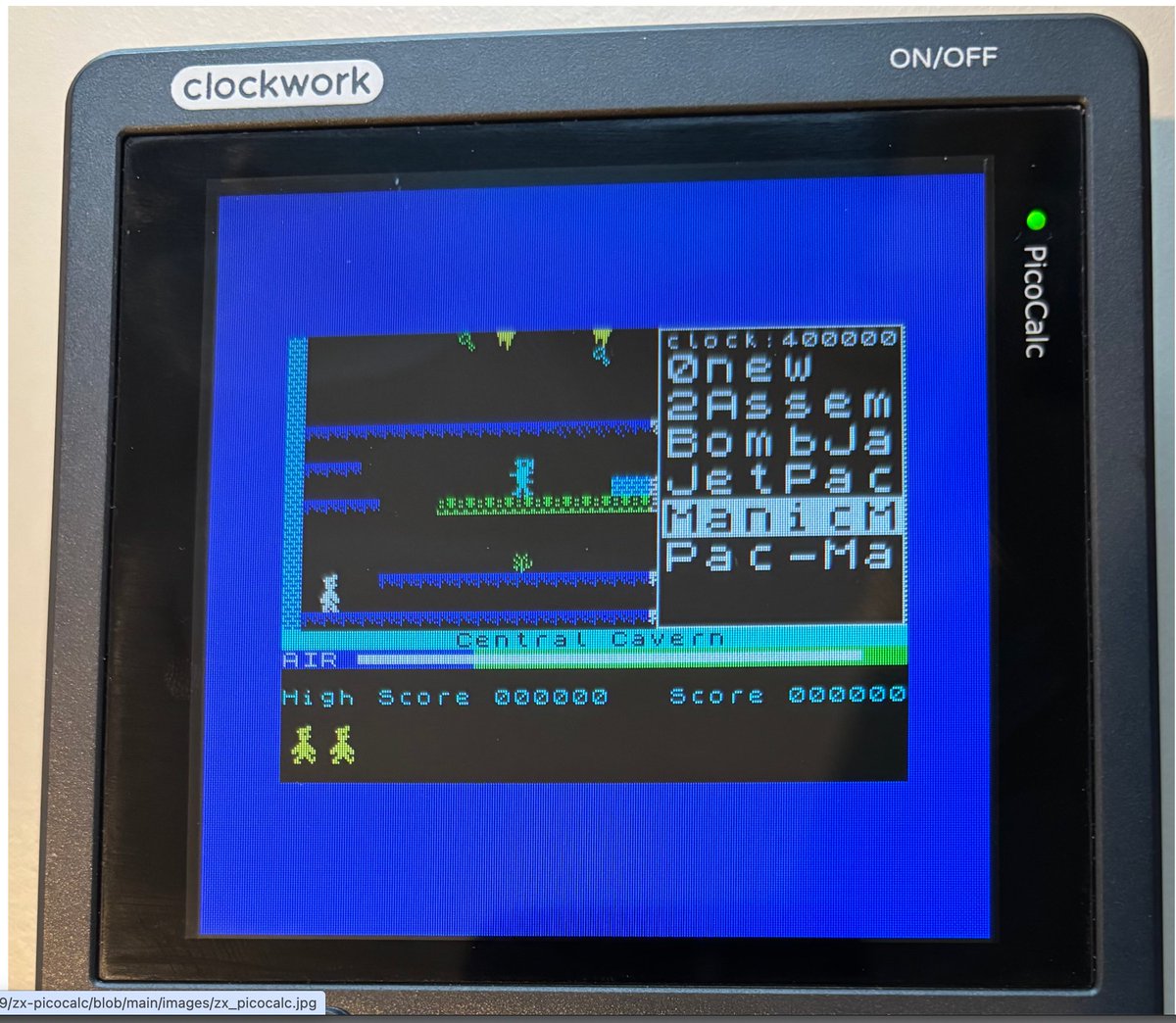 antirez's tweet image. There is a new port of zx2040 to the PicoCalc!
github.com/ohm69/zx-picoc…