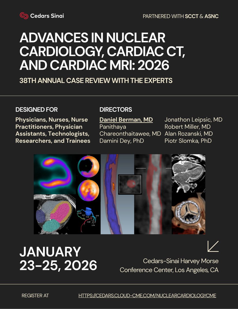 BudoffMd's tweet photo. Join us for the 38th Annual imaging symposium in Los Angeles in January 2026 https://t.co/2W0G9zsh6O