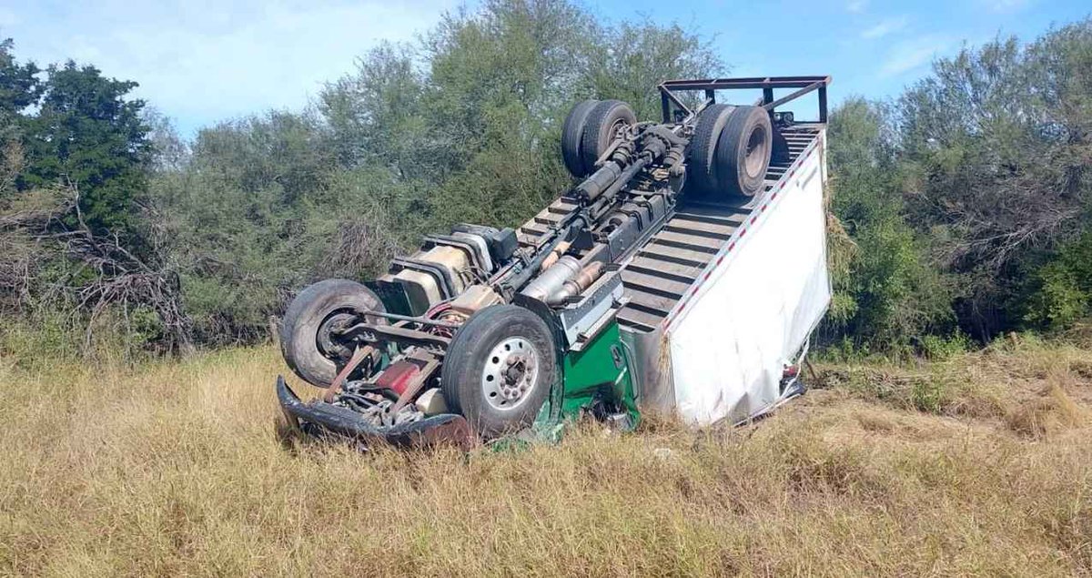 VoxPopuliNoti's tweet image. Camioncito sufre aparatosa volcadura en Carretera Padilla–Jiménez en Tamaulipas 

Elementos de la Guardia Nacional y Estatal abanderaron el sitio tras el incidente

voxpopulinoticias.com.mx/2025/12/se-reg… 

#LaRoja #Padilla #Jiménez #Tamaulipas