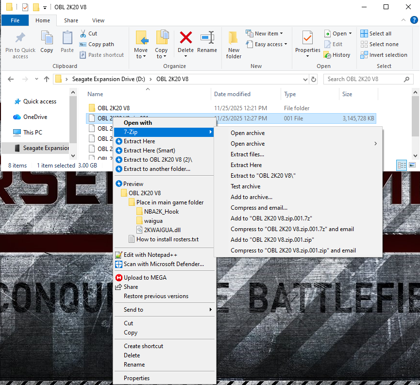 RayAlicea2's tweet photo. @RoAle13 Try this mirror for all the parts: https://t.co/4lBWhJSEMZ

After downloading all the parts, you only need to extract from part 1 with 7zip. All the other parts will give an error when trying to open or extract but that's normal; you only need to open part 1 for everything. https://t.co/ki8QSOi5Is