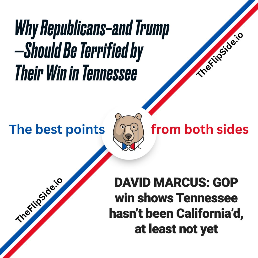 What lessons should each party take from the Tennessee special election results? Get the best points from both sides: theflipside.io
