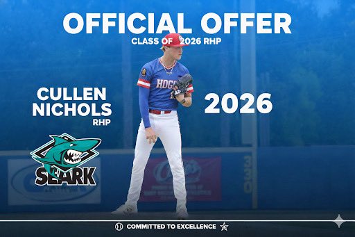 cullennichols1's tweet photo. I am so very blessed and proud to receive an offer from Southeast Arkansas! Thank you to all of the amazing coaches for the conversations! @camden_carver @corniel_ed @SEArkCollege1 #AGTG #GEAUXSHARKS https://t.co/zKDsDLIRQk