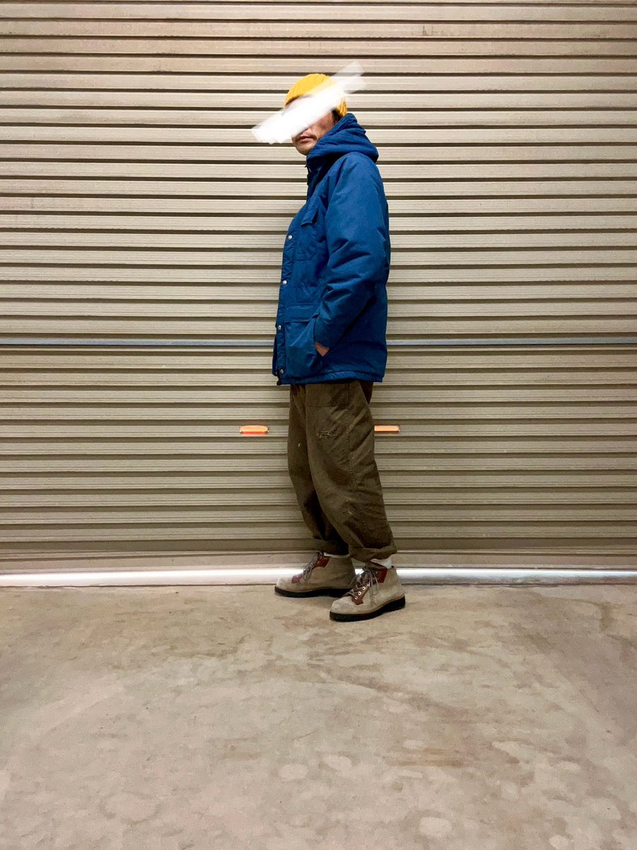 rk0423e30's tweet image. 今日は予定してた散歩に行けなくて残念な日…🧎🏻‍♂️‍➡️

そんな日のアウトドアスタイル🏔️

#オレカジ
#danner