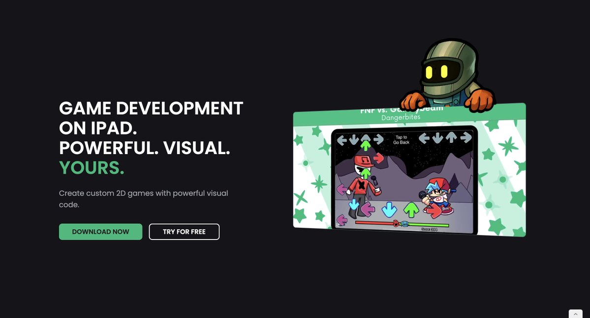 hyperPadApp's tweet image. Explore our powerful game engine using visual coding designed for iPad. 

Introducing our new website built for no code creatives, indie game developers, and anyone interested in making games or developing apps on iPad. 

Start creating games today with hyperpad.com