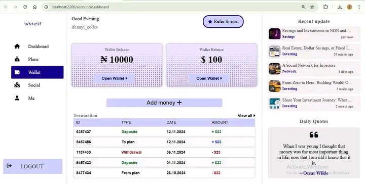 ifeanyinwambeke's tweet image. Just completed the front-end implementation for this FinTech Dashboard concept!
 The goal was simplicity and clarity. 
 Always pushing to build interfaces that are both functional and beautiful. What are your thoughts on the design?
​#FrontEndDevelopment #ProductDesign  #HTMLCSS