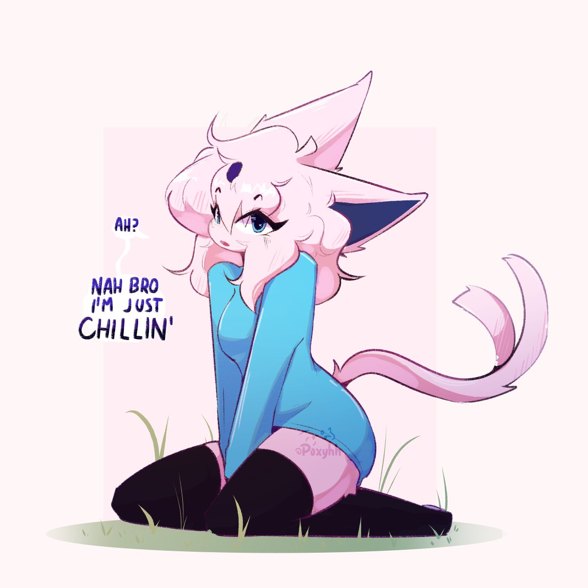 Drawing Pox again, let's go espeons!! 💙