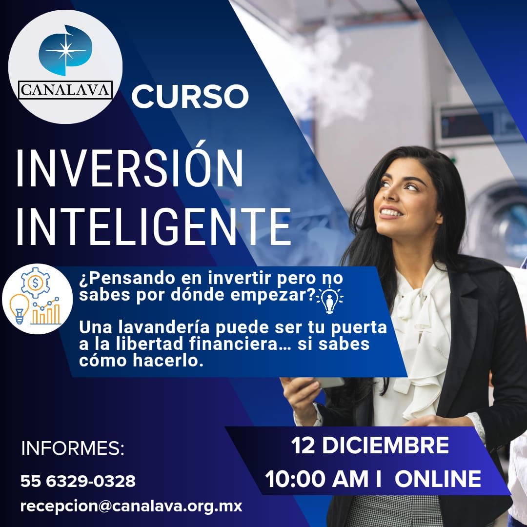 💡 ¡Haz que tu lavandería gane más con menos!
Aprende a invertir de forma estratégica en equipos, productos y procesos que realmente aumentan tus ganancias.

📌 Ideal para dueños, administradores y nuevos emprendedores.
🚀 Toma decisiones que hagan crecer tu negocio.