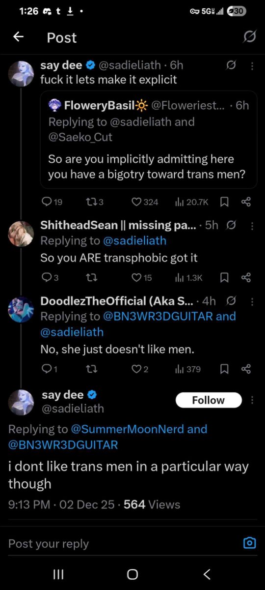 FloweriestBasil's tweet photo. @cheetoheart @sadieliath Just gonna leave these here in general especially since she deleted these tweets. https://t.co/b4GVt9FVuS