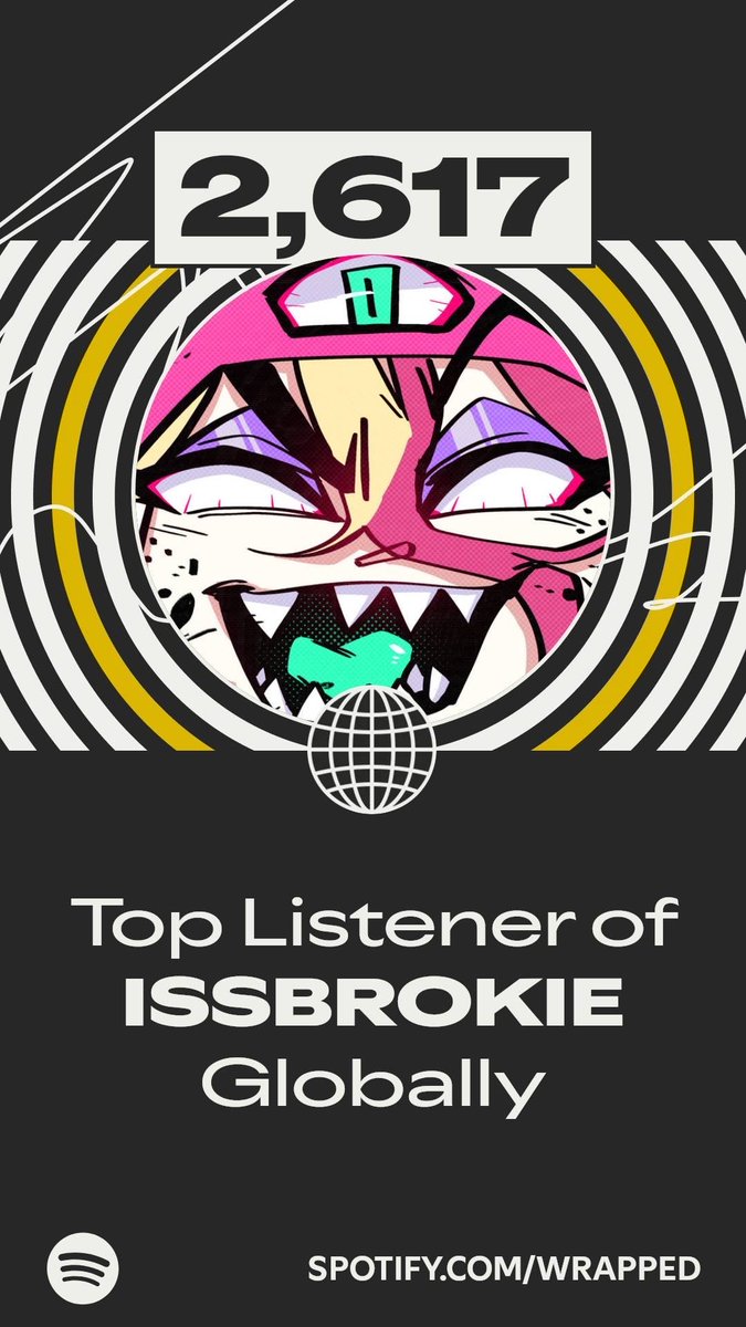 ComedianSpider's tweet image. i was the #2617 listener of @shteppii this year, so fire, i wish i had started getting into the shteppi music sooner (started listening a lot in october) because those songs would've been up there alongside the brokie songs fs