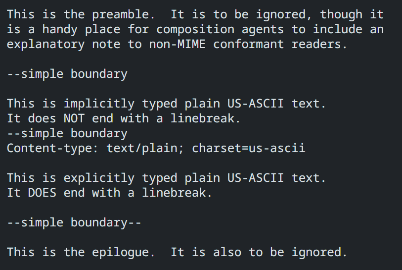 KhafraDev's tweet photo. Out of all the advancements on the web, being stuck with multipart/form-data has always confused me. https://t.co/gwJ2hLVFJa
