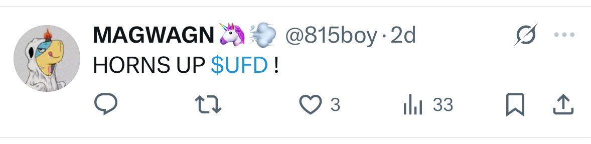 We have a WINNER for the 3RD BONUS ROUND YYEEEEWW!!

Congrats to <a href="/815boy/">MAGWAGN🦄💨</a> on winning the $UFD Scare Duster by the legend <a href="/artofniru/">Niru🦄💨✨</a> 🙌🙌💯💯 <a href="/unicornfartdust/">Unicorn Fart Dust</a> 

Shoot me your addy mate and I’ll send him over to you! 

…the big one is incoming fam👀👀

Stay tuned stay DUSTED!! $UFD