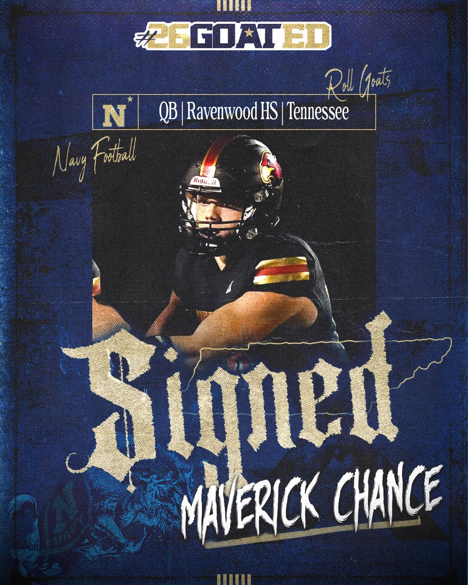 Big day… proud to be part of the Brotherhood #26GOATED <a href="/NavyFB/">Navy Football</a> <a href="/Drew_Cronic/">Coach Cronic @ Navy</a> <a href="/Jay_Guillermo57/">Coach Jay Guillermo</a> <a href="/_CoachNew/">🇺🇸 Brian Newberry ⚓️</a> <a href="/CoachIvinJasper/">Ivin Jasper</a> <a href="/ScottSemp/">Elite QB Training</a> <a href="/_CoachRodriguez/">Ricky Rodriguez</a> <a href="/CoachCoreyD/">CoachCoreyD</a> <a href="/Kreager/">𝑇𝑜𝑚 𝐾𝑟𝑒𝑎𝑔𝑒𝑟</a> <a href="/cspulliam/">Charles Pulliam</a> <a href="/Tpalmateer83/">Tyler Palmateer</a> <a href="/TheMidReport/">The Mid Report</a>
