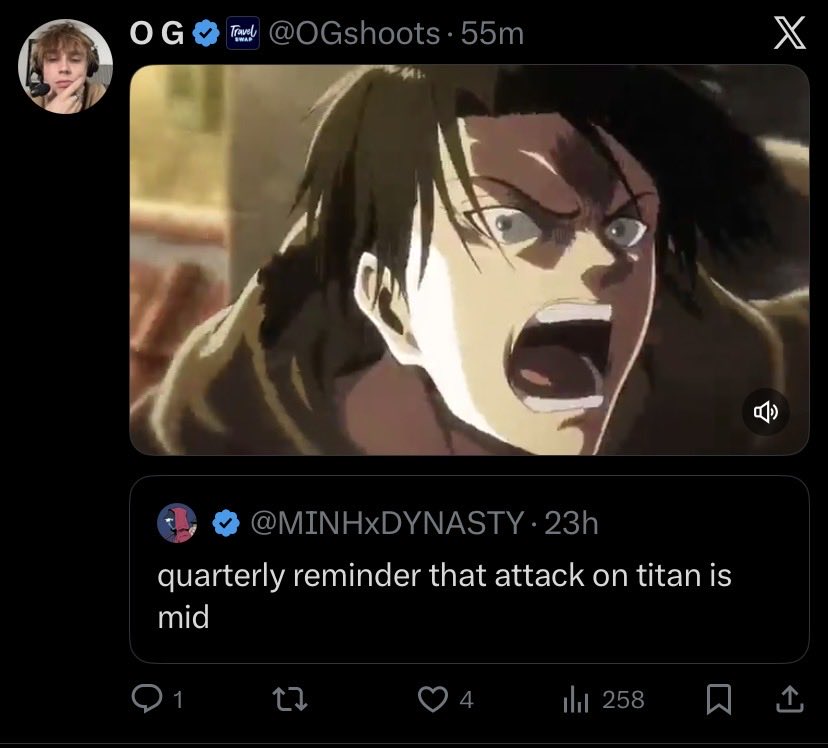 imperooterxbt's tweet image. OGshoots only got 4 likes and 200 views on a tweet in one hour 🥀