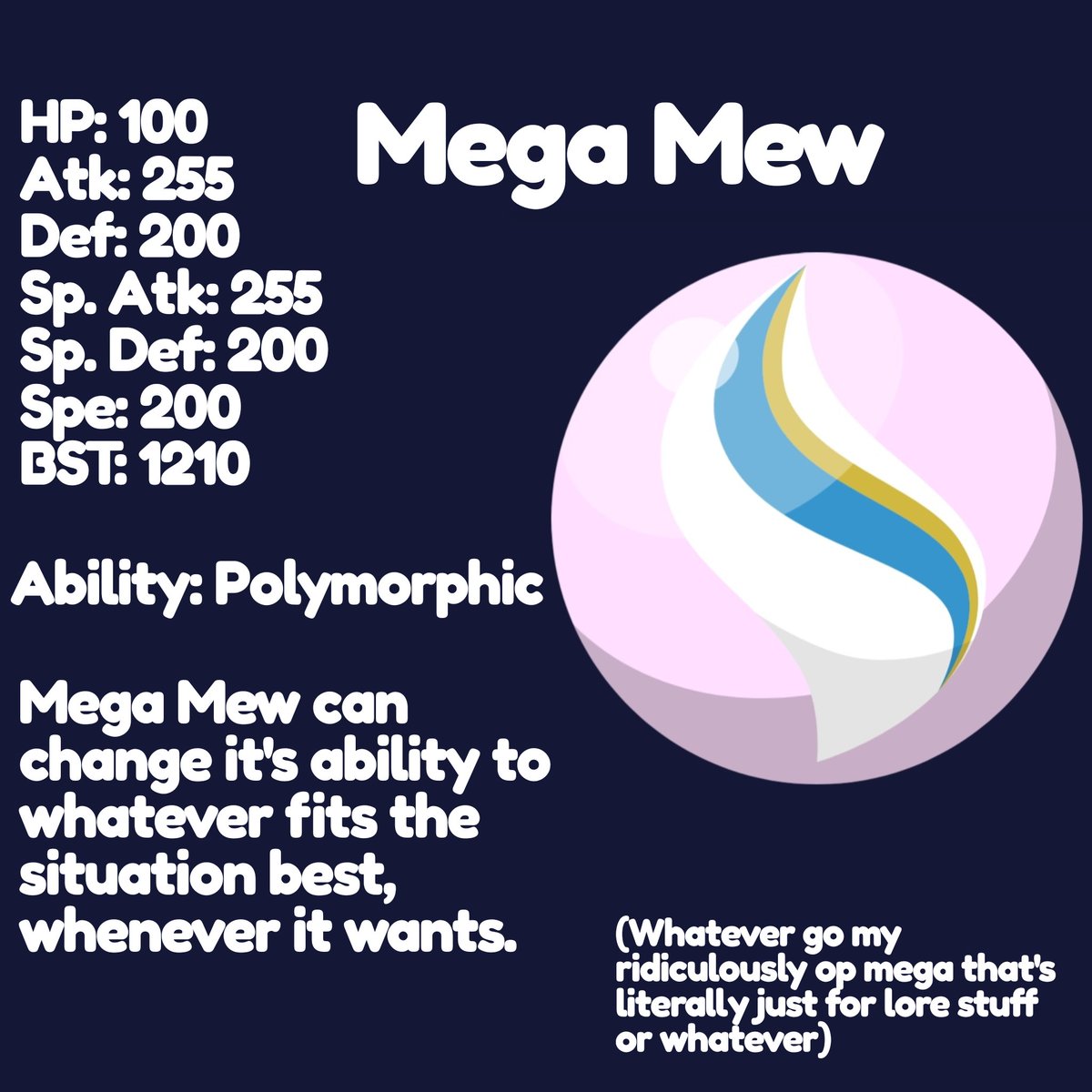 Mew_Number151's tweet image. //*evil laughter*

uhhh ability name will be changed as soon as i think of a better one but for now, placeholder name