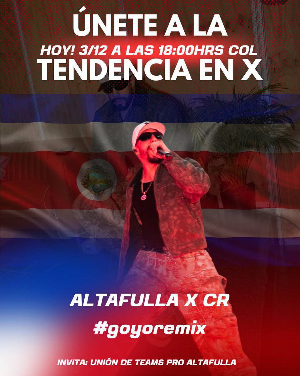 Te esperamos en la tendencia, a 10 min 

ALTAFULLA X CR 
#goyoremix