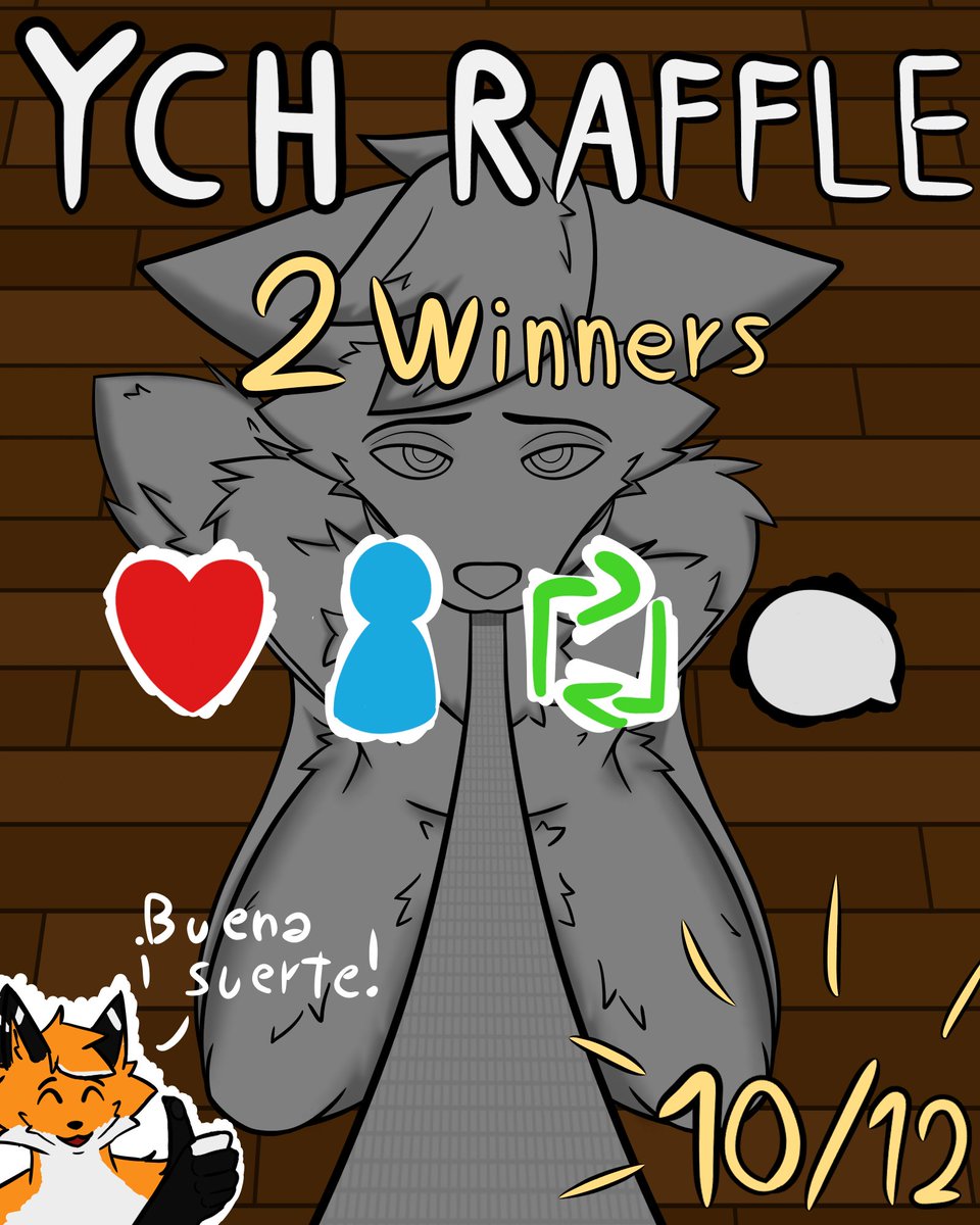 ¡¡¡OMG UN SORTEO!!!

Para participar solo tienes que:
❤️Dar me gusta
👤Seguirme
♻️Retwittear
💬Comentar la referencia de tu fursona

Termina el 10 de diciembre

¿Te gustó mucho y no quieres esperar?
Pues ahora puedes comprarlo desde aquí :D
👉ko-fi.com/zowwo👈