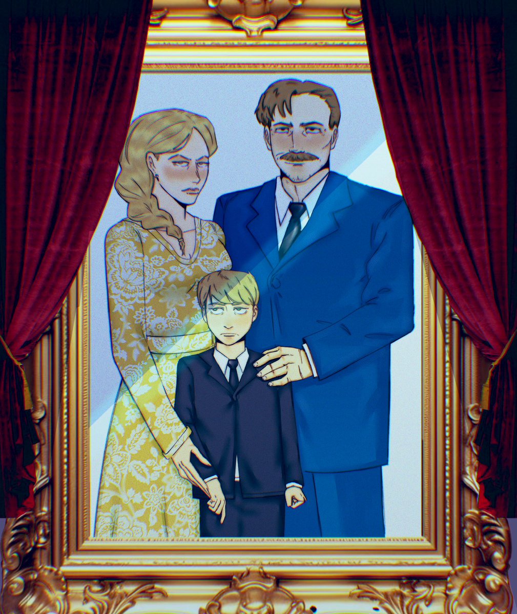 error_gloom778's tweet photo. #noimnotahuman 
My take on protagonists parents and their design.
 I might even later on draw him and pale visitor as childhood friends 👀 https://t.co/i0ATE2BJnT