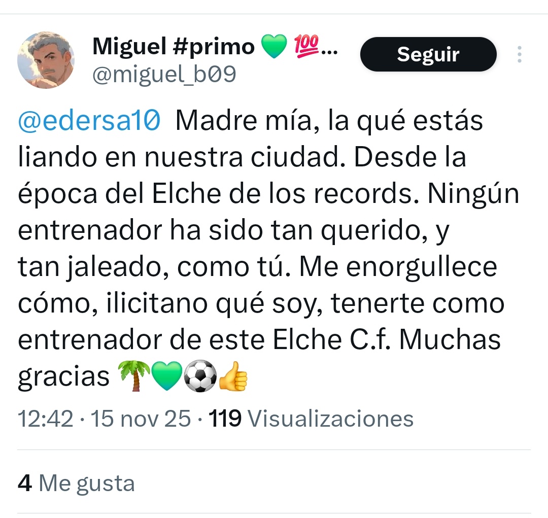 Han pasado 18 días desde este tuit eh. 18.