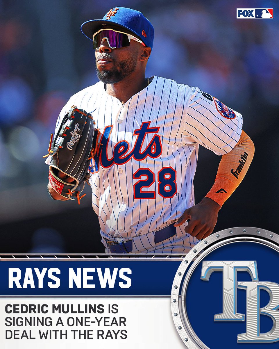 The Rays are signing Cedric Mullins to a one-year deal according to multiple reports 
