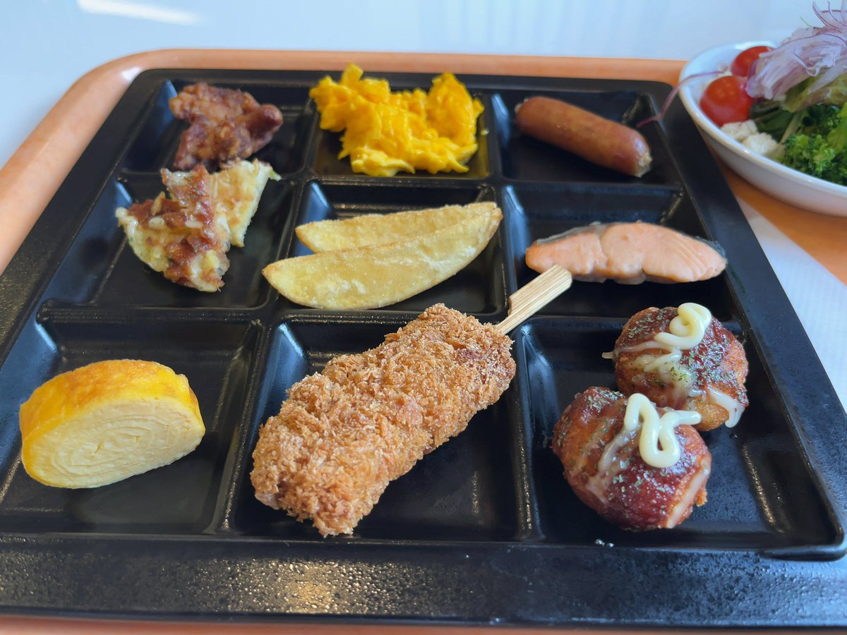 sakuya877's tweet image. 大阪たこ焼きモーニング。