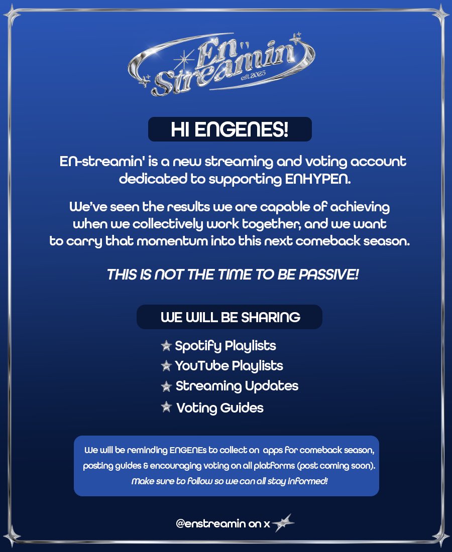 EN-STREAMIN’ tweet media