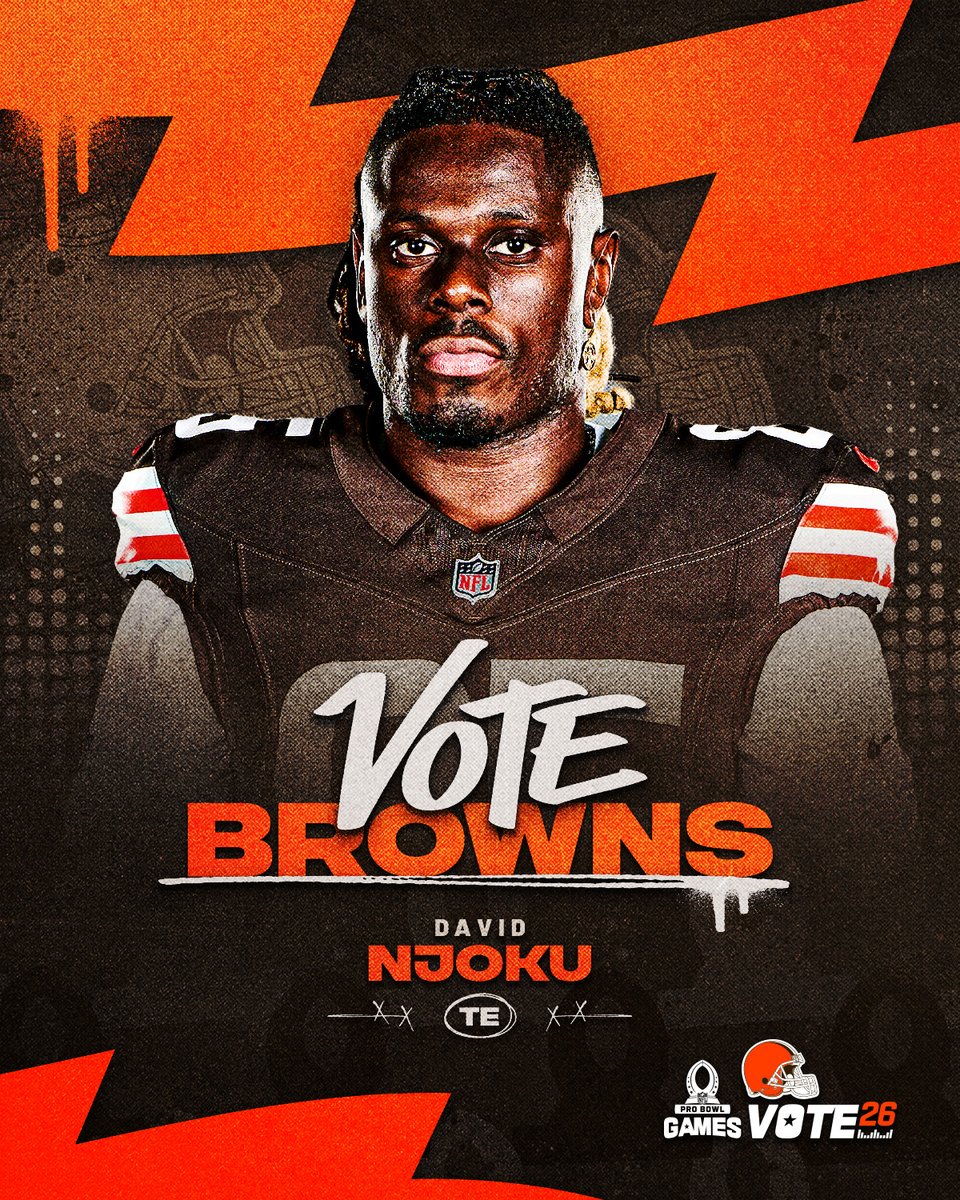 Browns's tweet image. Chief and Pro Bowl just sounds right

RT to #ProBowlVote David Njoku