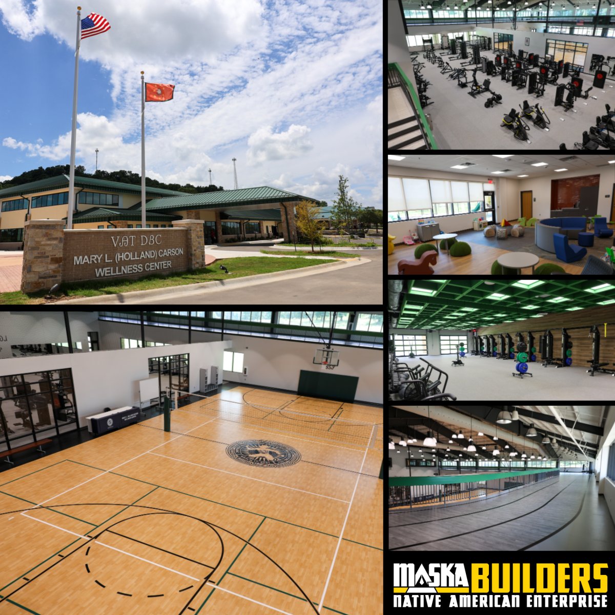 Project Update | <a href="/CherokeeNation/">Cherokee Nation</a>  Stilwell Wellness Center 🏀🌟

The Mary L. Carson Wellness Center in Stilwell, OK is open and already serving the community. Our team is completing the final outdoor features that enhance this 50,000sf wellness hub for all ages.