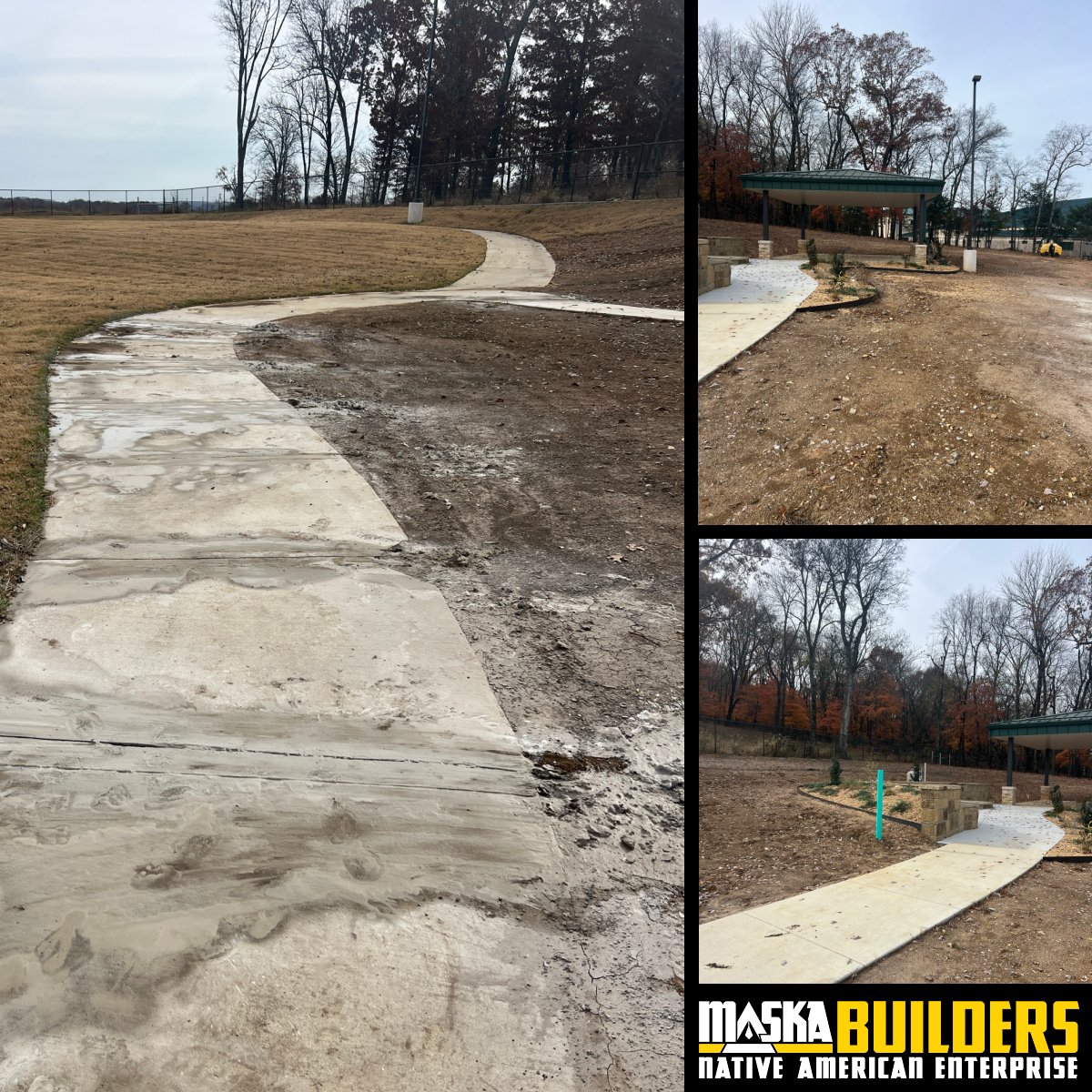 MaskaBuilders's tweet photo. Project Update | @CherokeeNation  Stilwell Wellness Center 🏀🌟

The Mary L. Carson Wellness Center in Stilwell, OK is open and already serving the community. Our team is completing the final outdoor features that enhance this 50,000sf wellness hub for all ages. https://t.co/JFERMui4tp