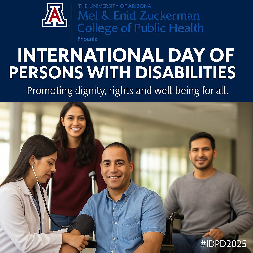 Today we honor International Day of Persons with Disabilities, promoting dignity, inclusion, equal rights, and well-being for all!

Learn more: tinyurl.com/49s43vd4

#PublicHealth #SaludPublica #HealthEducation #EducaciondeSalud
