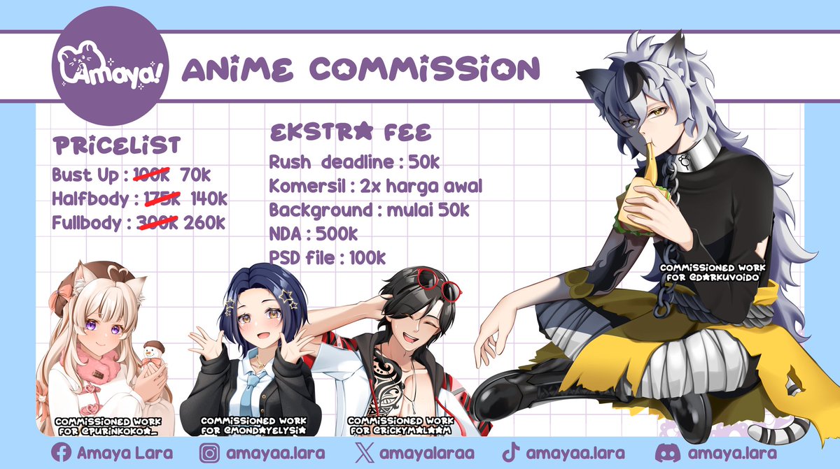 #WTS DISKON AKHIR TAHUN🔥 dibuka sampai tgl 31 desember
DM terbuka untuk diskusi, komen aja klo balesnya lama

Baca ToS di reply
Porto lainnya bisa cek album fb, atau sosmed lainnya linktr.ee/Amayaa.lara