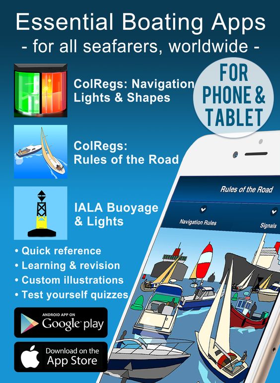 TheBoatingBlog's tweet image. ✳️  Safe Skipper Boating Apps:

✔️ ColRegs Nav Lights &amp;amp; Shapes
✔️ ColRegs Rules of the Road
✔️ IALA Buoyage &amp;amp; Lights
✔️ Start Sailing 
✔️ Nautical Chart Symbols

All this and more right at your fingertips!

 👉 bit.ly/ALL_APPS

#SailingApps #SafetyAtSea #safeskipper
