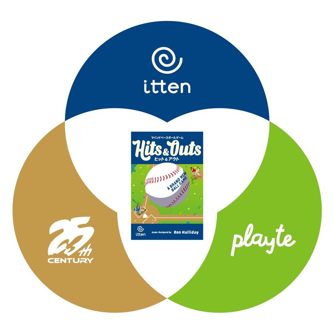 What is the ONLY game that all three of these amazing publishers have in common? Hits &amp; Outs! 🥰

It's been available in Japan for six months, and in South Korea for only about two weeks. Now it's coming to North American shores with 25th Century Games!
kickstarter.com/projects/chade…