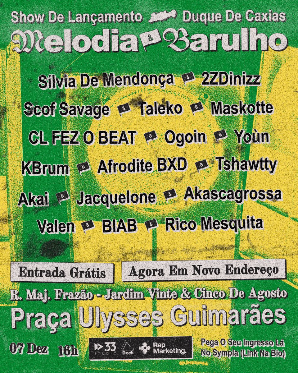 Ñ Duvide Dos Mnr Q Mora Longe 🇯🇲
Esse Domingo &amp; De Graça &amp; Em Duque De Caxias📍 Pega Seu Ingresso 👇