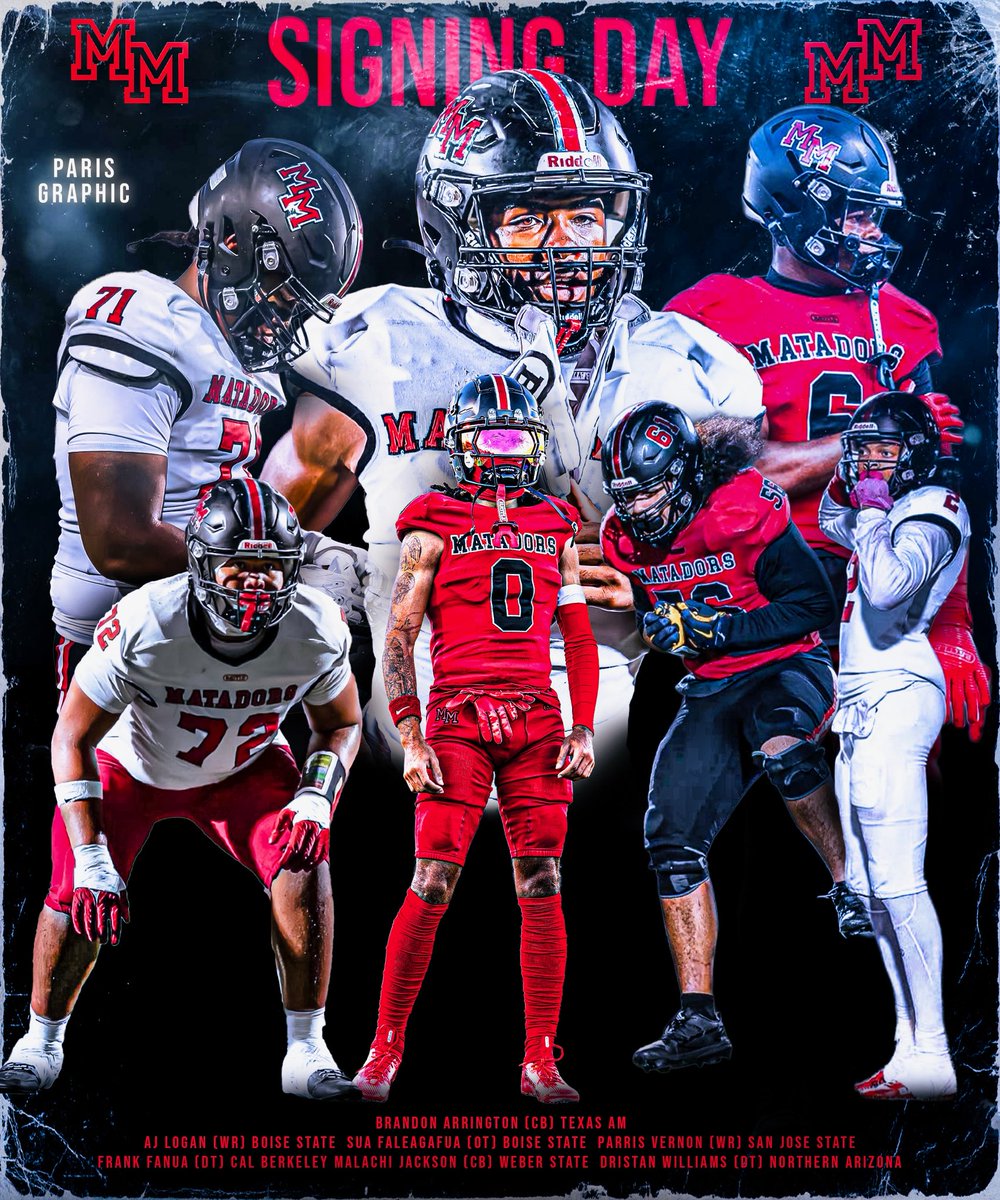 CoachVMAKASI's tweet image. Proud is an understatement. Seeing how far this program has grown in 3 years is nothing short of amazing. To have 7 guys sign D1 scholarship is a testament to these young men, our coaching staff, &amp;amp; admin. We are doing things that they said could never be done at Mount Miguel‼️