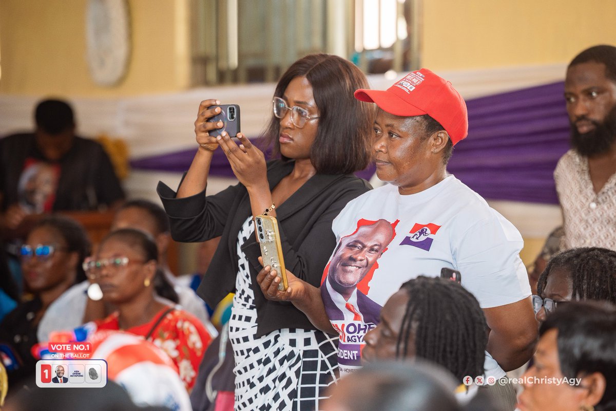 realChristyAgy's tweet photo. As part of my ongoing engagements in the Greater Accra Region, I met with NPP delegates in Adenta, Madina, Ayawaso West Wuogon, Okaikwei North, Okaikwei South and Okaikwei Central.

These visits offered valuable moments for reflection, open conversation and a renewed appreciation for the dedication of those who continue to work quietly but consistently for the progress of our party and our nation.

I remain committed to fostering unity, encouraging responsible leadership and supporting the collective effort that strengthens our democratic tradition.

VOTE NO. 1 on the Ballot. 🇳🇱

#Ken2028
#UnityTour 
#GetKENnected 
#1ForKenAgyapong