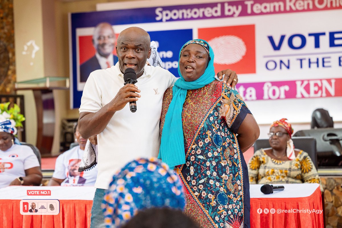 realChristyAgy's tweet photo. As part of my ongoing engagements in the Greater Accra Region, I met with NPP delegates in Adenta, Madina, Ayawaso West Wuogon, Okaikwei North, Okaikwei South and Okaikwei Central.

These visits offered valuable moments for reflection, open conversation and a renewed appreciation for the dedication of those who continue to work quietly but consistently for the progress of our party and our nation.

I remain committed to fostering unity, encouraging responsible leadership and supporting the collective effort that strengthens our democratic tradition.

VOTE NO. 1 on the Ballot. 🇳🇱

#Ken2028
#UnityTour 
#GetKENnected 
#1ForKenAgyapong
