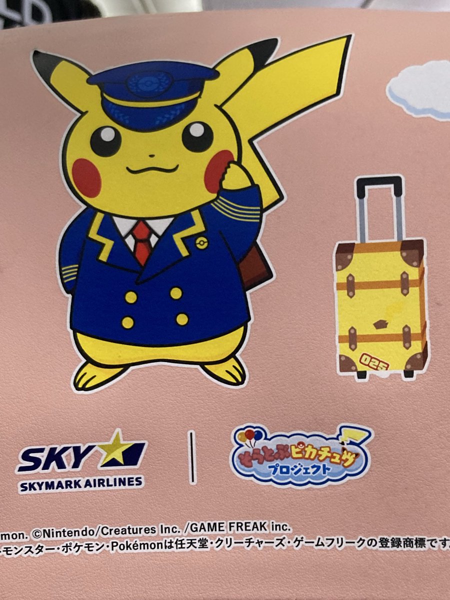 え？？
まさかのピカチュウジェット？？