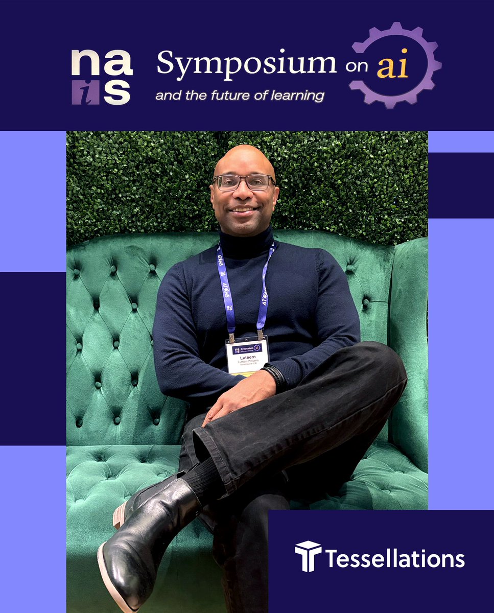 Tessellations_S's tweet image. Tessellations is at the NAIS AI Symposium this week! Our Head of School Luthern Williams is introducing the closing keynote.

He’s highlighting our AI Task Force and our commitment to thoughtful AI use.

More from the symposium soon
#GiftedEducation #AIEducation #FutureOfLearning