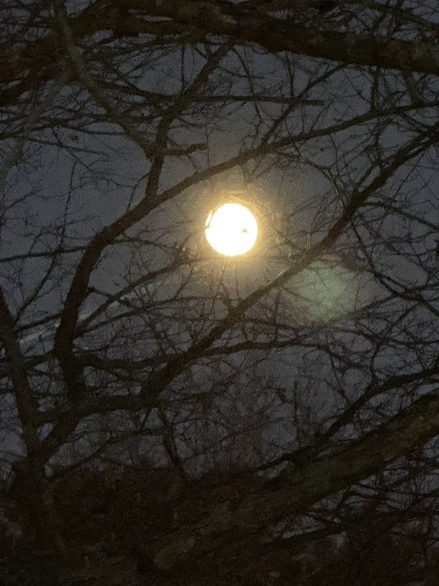 Moon over South Jersey.