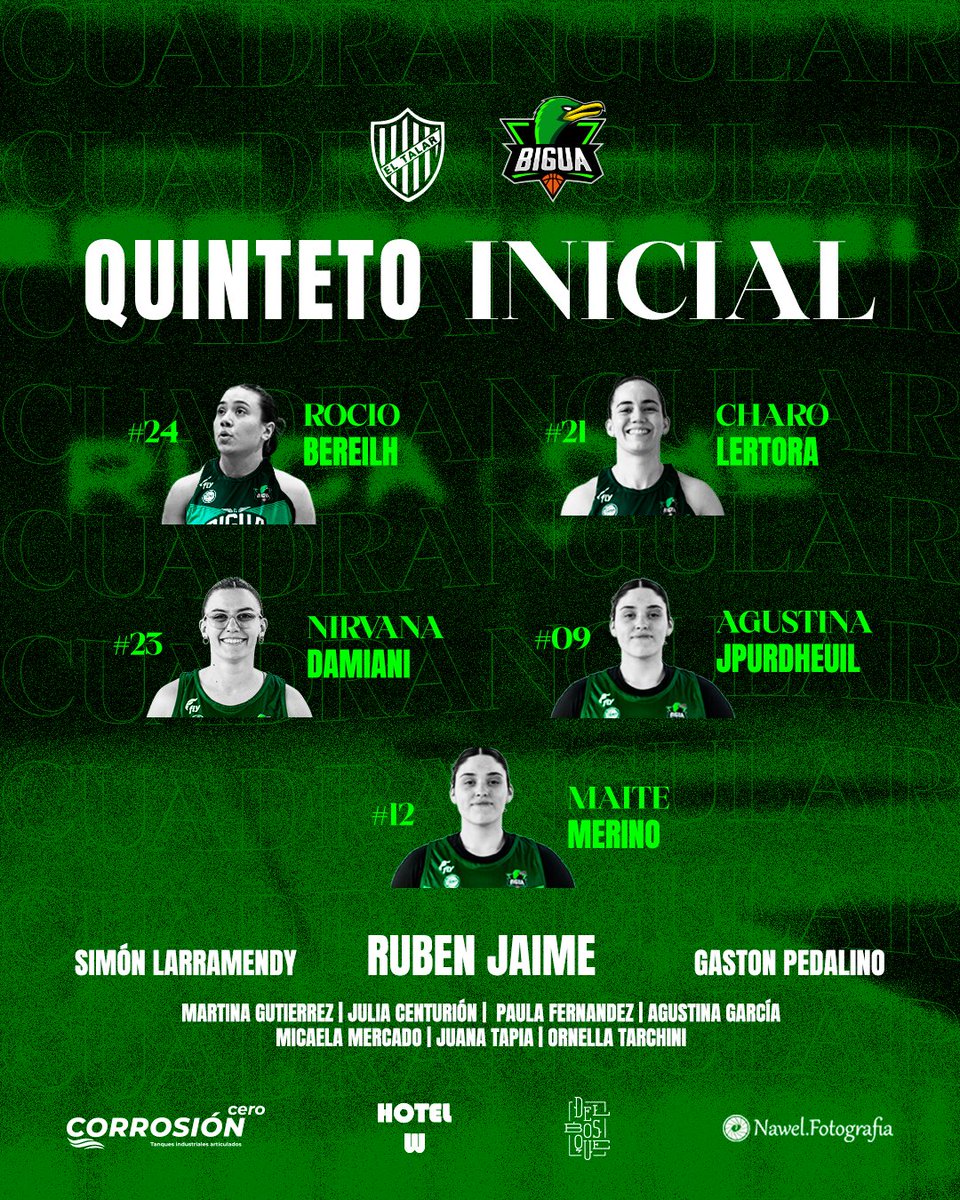 🏀 Arrrrrrrrrranca el cuadrangular y El Bigua sale a la cancha así

💚 Vamos hoy con todo

📺 Miralo por basquetpass basquetpass.tv/#view/25053