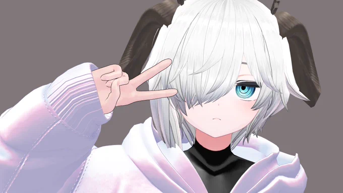 こちらです よい夢を アリエスくんの改変前の元のアバターってどの子ですか!?気になって夜しか眠れません!! #odaibako_Monokuro0842