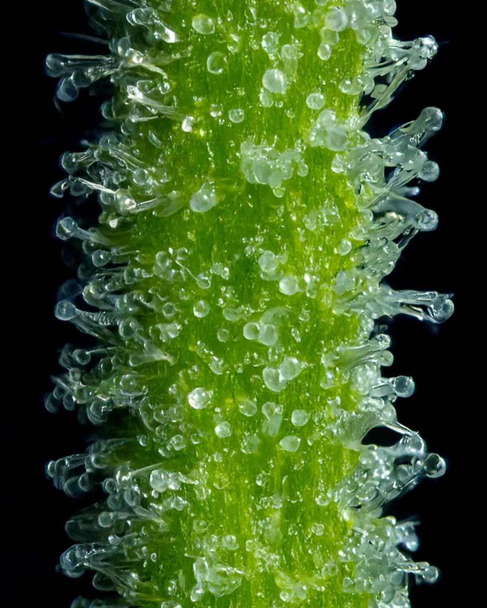 When a petiole looks like this imagine the flower.

(Strawberry Stink Lines F2 selection)

The funny thing, this expression isn’t as well suited as others in the gene pool for water extraction given its elongated stalks and resilient abscission cell layers. Still a winner though!