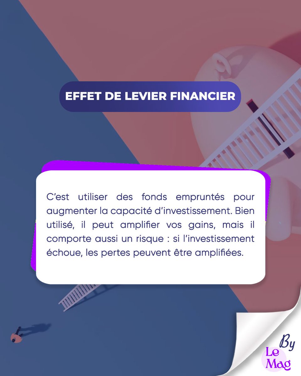 🔎 L’effet de levier est un mécanisme puissant qui permet d’amplifier la rentabilité d’un investissement grâce à l’endettement. 💡 #CultivezVotreEpargne