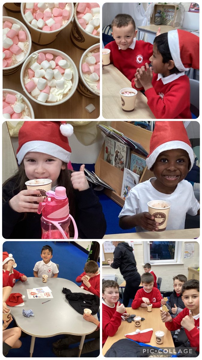 MrsDRobinson74's tweet photo. What a fabulous time our children had taking part in our Santa Dash. They were certainly ready for the hot chocolate and marshmallows afterwards🎅☕️🍪 @StJamesCEsth https://t.co/txQvdRL2tY