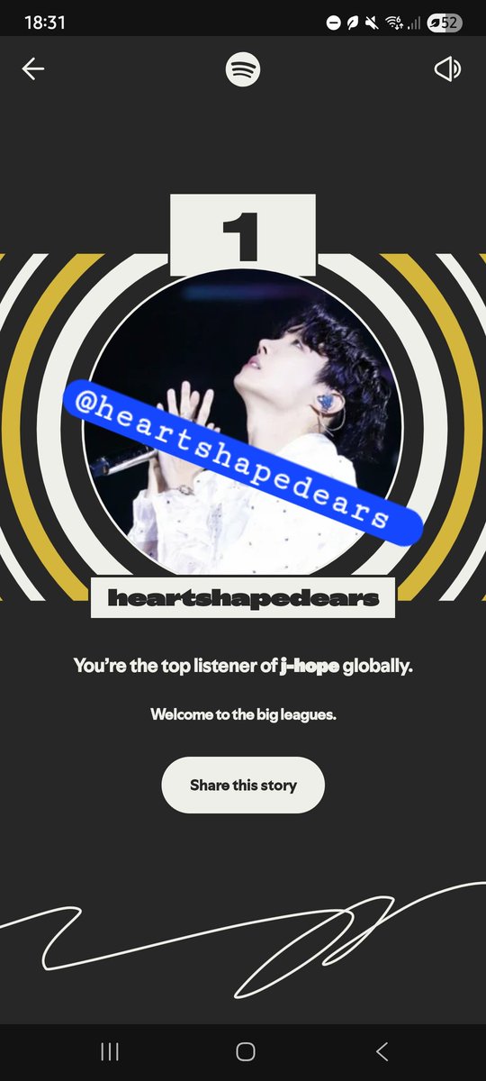 heartshapedears's tweet photo. Another year of j-hope 🖤 
#방탄소년단제이홉 #제이홉 #JHOPE #SpotifyWrapped https://t.co/aApN0UiPqJ