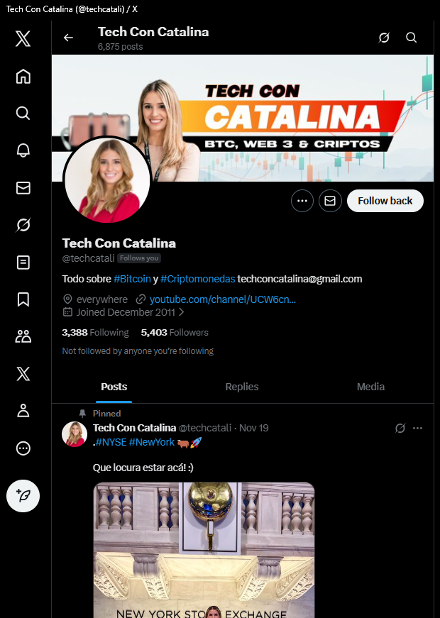 tradesypips's tweet photo. @techconcatalina Hola!
Creo que te están suplantando..
Envían mensajes directos desde ese perfil. https://t.co/f1EabMLOhS