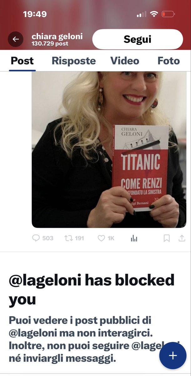 Visto che é fissata con i numeri… i 550 like a questo post non sono piaciuti alla patetica <a href="/lageloni/">chiara geloni</a> 😂😂😂