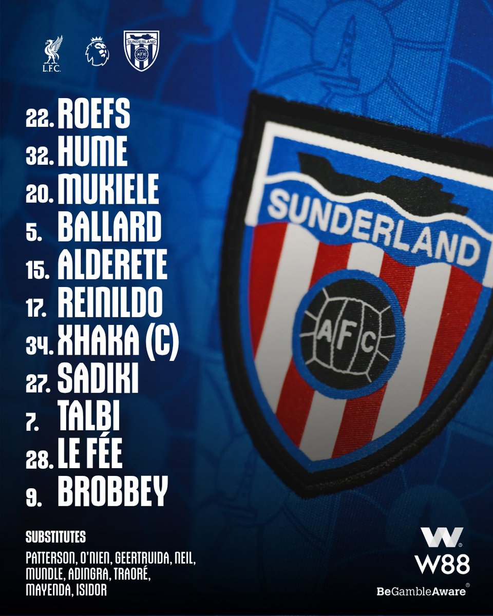 RLB's XI to take on Liverpool! 👊

#LIVSUN