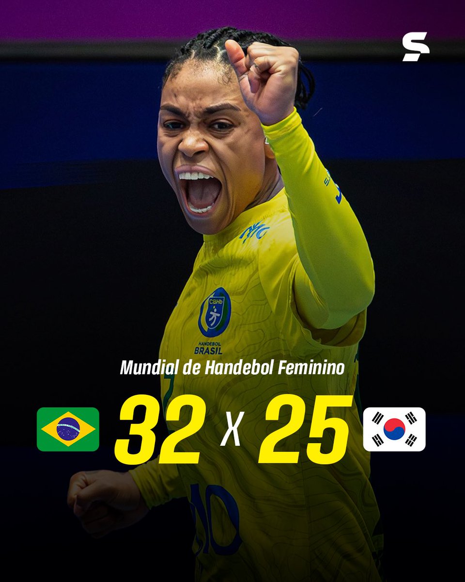 BRASIL SEGUE 100%!!! 🇧🇷✅

Mais uma atuação impecável da nossa seleção, as garotas do Brasil venceram e convenceram contra a Coreia do Sul, dando um passo enorme rumo as quartas de final.

📸: <a href="/ruasmidia/">Bruno Ruas - ruasmidia</a>

*Contém texto alternativo 

#HandebolNoSportv #Brasil #NossaSelecao