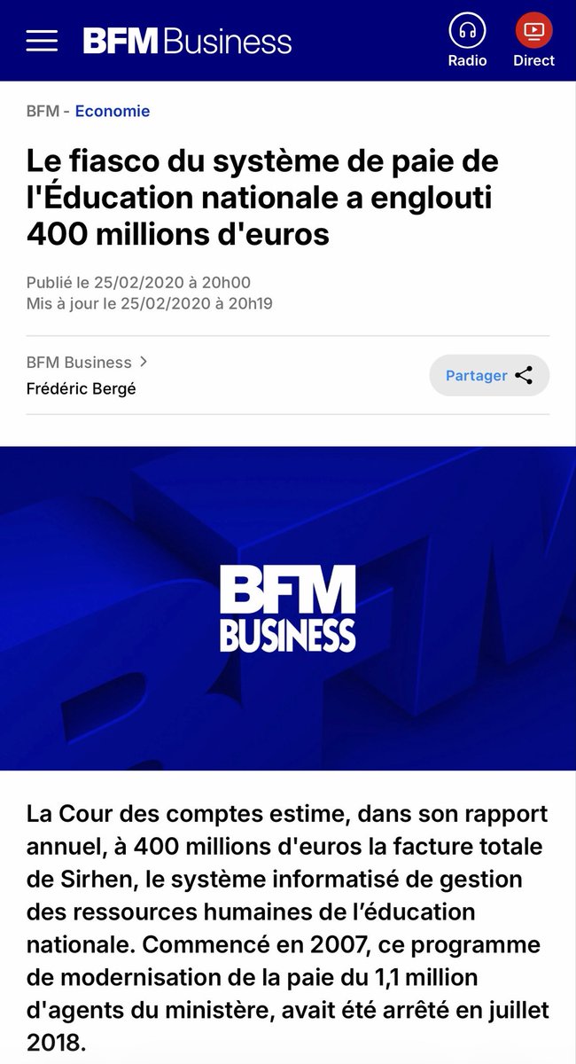 xclervaux's tweet image. Encore un logiciel inutilisable et des centaines de millions d’euros gaspillés par l’État.